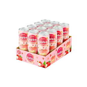 Jugo de Lichi con Burbujas de Boba de 330 ml, 100% Natural y Saludable, Hecho en Vietnam, Venta al por Mayor, OEM, ODM, Muestra Gratis - Product Image 5