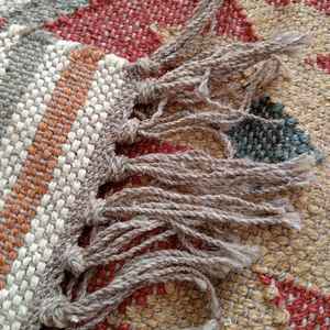 Tapis de sol de marque, tissés à la main en jute et laine, tapis kilim pour salon, chambre et bureau - Product Image 4