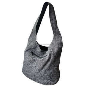 Bolso de hombro bohemio de algodón hecho a mano para mujer, cierre de botón de coco ecológico, ligero, 19L, viaje sostenible - Product Image 6