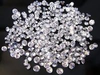 Diamants de laboratoire CVD certifiés IGI en gros |   Petit diamant taille brillant, clarté VVS2, taille 2 mm, excellente taille, couleur D blanche