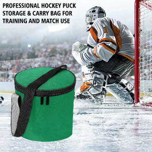 Sac de sport extérieur personnalisé, nouvelle mode, sac de hockey en forme de puck, imperméable, personnalisable - Product Image 2