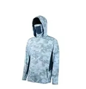 เสื้อเจอร์ซีย์ตกปลาพิมพ์ลายสำหรับผู้ชายไซส์ใหญ่ ปรับแต่งได้ น้ำหนักเบา แห้งเร็ว กันน้ำ ผลิตจากผ้าสแปนเด็กซ์/โพลีเอสเตอร์ ระบายอากาศได้ดี UPF 50+ - Product Image 4