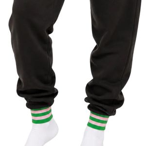 Pantalon de jogging noir pour femme, décontracté, en coton, style streetwear, bas de tenue athlétique, vêtement élégant - Product Image 3