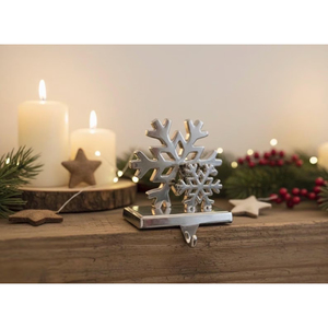 Decorative Snowflake Design <b>Stocking</b> Hook Handicrafts Hanger Handicrafts Christmas Decor Cloth Hook & <b>Stocking</b> <b>Holder</b> Handmade - Product Image 1
