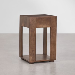 Mesita de noche Vandana Nova Hexa Square 35x35 cm en madera Leduc - Product Image 3