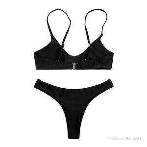 บิกินี่คอรัลครัช รุ่นอควาอัลลัวร์ สปอร์ตชิค พร้อมเสื้อท่อนบนแบบเรเซอร์แบ็คและกางเกงบิกินี่ทรงขาสูงสำหรับชุดชายหาดแบบแอคทีฟ - Product Image 2