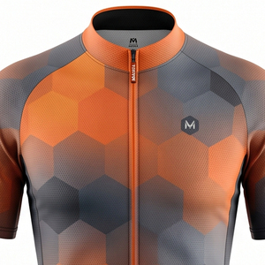 MALUZA INDUSTRIES MI-CJ-04 Maillot de cyclisme personnalisé de haute qualité pour hommes, impression par sublimation, respirant, séchage rapide, antibactérien, VTT, route - Product Image 3