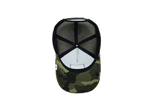 Casquette de camionneur pour adulte, structurée, en maille camouflage, avec 5 patchs tissés réglables, fabriquée au Vietnam, pour performance, mode et extérieur - Product Image 5