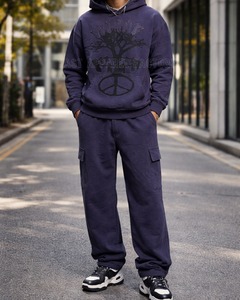Ensemble de survêtement de jogging respirant et facilement lavable, à manches longues, pour activités de plein air, disponible pour hommes (vente en gros) - Product Image 4
