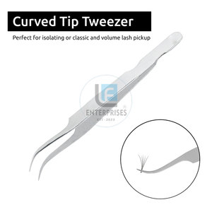 En stock, pinces à cils de haute performance, outils faits à la main, pinces à cils pour extensions de cils - Product Image 2