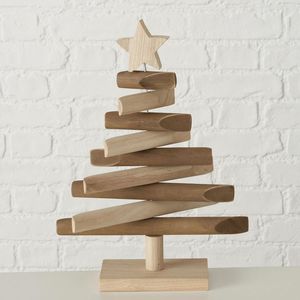 Unique Wooden Christmas <b>Tree</b> <b>Ornament</b> Creative Handmade Hanging Decoration For Christmas <b>Tree</b> Seasonal Celebration - Product Image 4