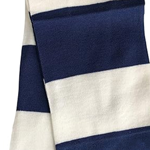 Conjunto Clásico Deportivo de Gorro y Bufanda con Logotipo Personalizado, con Guantes, Bufanda Larga de Punto Acrílico con Flecos a Rayas, para Invierno, con Espíritu de Equipo - Product Image 5