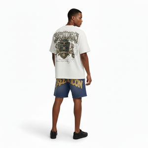 T-shirts pour hommes personnalisés PENTO INDUSTRY, imprimés par transfert thermique, séchage rapide, col rond, streetwear vintage, poids lourd - Product Image 2