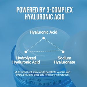 Crème hydratante JUMISO Water Full Hyaluronic 100mL, soin coréen à l'acide hyaluronique 3-complexes, hydratation intense, contrôle du sébum, pour le visage - Product Image 4