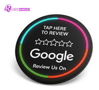 Carte NFC sans contact Google Review avec bande magnétique, impression personnalisée, PVC étanche, fabricant OEM/ODM