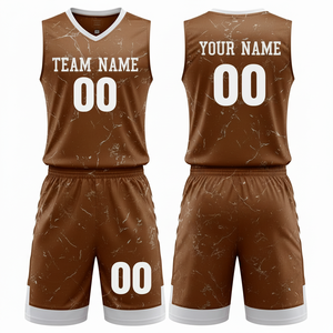 Ensemble de maillots de basket-ball personnalisés haute performance, tissu respirant et anti-humidité, séchage rapide, impression par sublimation, uniforme - Product Image 1
