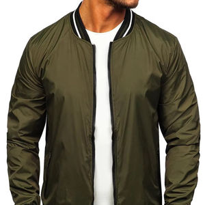 Chaqueta Bomber Reversible Personalizada con Logotipo para Hombre, Chaqueta de Invierno Acolchada, Informal, de Nailon con Cierre para Exteriores - Product Image 4