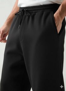 Men's Cotton Baggy Trackpants | <b>Oversized</b> Fit Streetwear & Gym Wear | Comfortable Casual <b>Joggers</b> for Men - Product Image 2