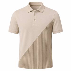 Camisa Polo Clásica para Hombre, Algodón Pique, Bordado Personalizado, Golf, Tenis, Informal de Negocios, Uniforme, Transpirable, Duradera - Product Image 2