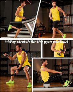 Camiseta sin mangas para hombre de alto rendimiento, transpirable, de poliéster, suave al tacto, ligera, flexible, elástica, de secado rápido, ecológica, de color sólido, informal. - Product Image 4