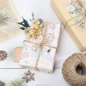 Ficelle en jute naturelle 100% écologique, 2 mm, bobine de 200 mètres (656 pieds), corde à trois brins pour le tricot à la main, le tissage, les arts et l'artisanat - Product Image 3