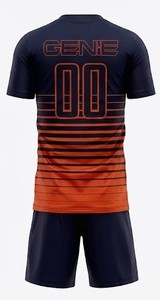 Uniforme de Fútbol para Hombre en Stock, 100% Poliéster, Transpirable, Ecológico, con Logotipo Personalizado, Calidad Premium, Venta al Por Mayor - Product Image 6