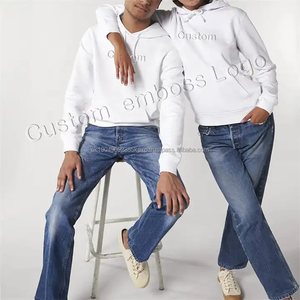 OEM personalizado de alta calidad de peso pesado con capucha 3D en relieve francés Terry Unisex sudadera de las mujeres en relieve sudaderas con capucha - Product Image 6