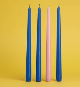 Velas Cónicas Elegancia de Medianoche - Hechas a Mano, sin Humo, con Aroma a Lavanda, Paquete al por Mayor para Bodas y Eventos Navideños, Mayoristas - Product Image 3