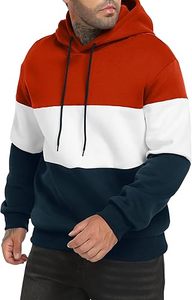 เสื้อฮู้ดดี้ 210GSM 6 สีให้เลือก เสื้อฮู้ดดี้สำหรับออกกำลังกายสำหรับผู้ชาย หลากสี เหมาะสำหรับฤดูหนาว ออกกำลังกาย วิ่ง ฟิตเนส มีเชือกผูกที่คอ - Product Image 3