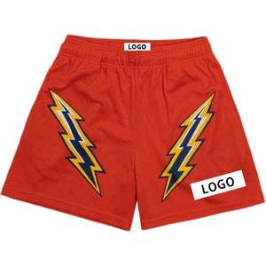 Nouveaux shorts en mesh pour hommes, vêtements décontractés d'été, shorts de basket-ball, de natation, de course à pied, respirants, sublimation, logo personnalisé, service OEM - Product Image 6