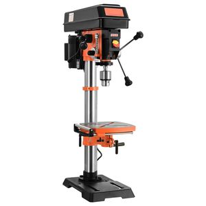 Trapano a Colonna da Banco in Ghisa 120V 5 Amp a Velocità Variabile con 12 Pollici di Distanza di Oscillazione e Inclinazione 0-45 Gradi, Alimentato a Batteria - Product Image 6