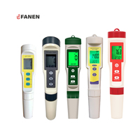 Fanen 5 en 1 testeur de qualité de l'eau de laboratoire Portable PH/EC/TDS/salinité/température Type de stylo ph-mètre
