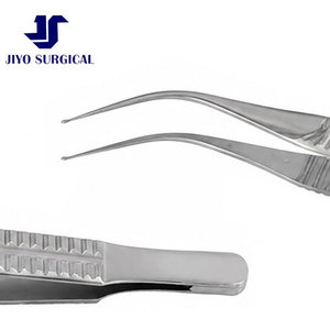 Premium Troutman-Barraquer Colibri Corneal Forceps 2 7/8 Inch with 0.12 mm 1x2 <b>Teeth</b> at 45° Angle Flat Handle Ophthalmic tool - Product Image 6