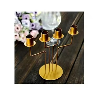 Table Decor Metal Tealight Candle Holder Diwali Decoration Candle <b>Stand</b> Dining Decor - Product Image 5