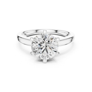 Anillo de Diamantes Redondos Elegantes y Exclusivos, Certificado IGI, Piedra Cultivada en Laboratorio, Anillo de Compromiso y Boda, Joyería de Lujo, Compradores Mayoristas, Gama Premium - Product Image 1