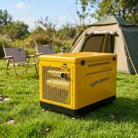 Groupes électrogènes silencieux à essence 5kW 8kW 10kW 15kW 20kW avec générateur GPL/GNL étanche 50/60Hz pour événements extérieurs Dynamo Generador
