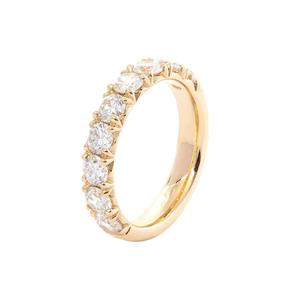 Custom 3.5 Carat Lab Created Diamond <b>Gold</b> <b>Ring</b> Boutique Style Cushion Solitaire Handcrafted French Pave Statement Wedding <b>set</b> - Product Image 4