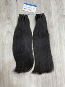 Nueva Llegada, Cabello Humano Vietnamita 100% Natural, Extensiones de Cabello Liso Natural, Doble Trama, Puntas Densas, Listo para Enviar - Product Image 4