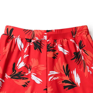 Custom <b>Men</b> Casual Lace Sublimation Transfer Print Breathable Quick Dry Palm Plant Hawaii Surfing Board Beach Swim <b>Trunks</b> - Product Image 5