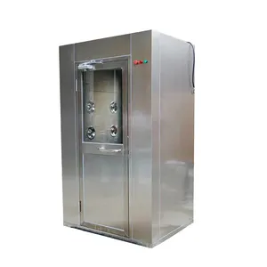 Équipement de nettoyage d'air douche d'air automatique en acier inoxydable avec système imbriqué
