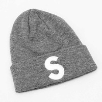 Bonnet en peluche tricoté à la main de haute qualité, personnalisé, avec revers, lettres imprimées en relief, logo brodé, en acrylique, unisexe, pour l'hiver