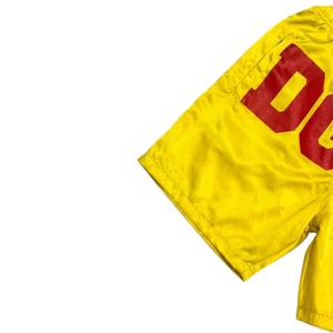 DGC Yellow Men's Satin Shorts Screen printed Back Logo Casual Summer Wear - Product Image 3