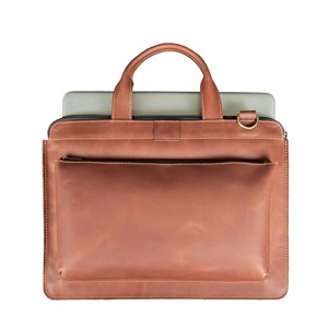 Custom Logo Genuine Leather 14'' Crossbody Laptop Satchel <b>Bag</b> <b>for</b> <b>Men</b> Women Office Travel Wholesale Computer <b>Bag</b> - Product Image 5