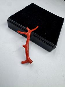 ลูกปัดปะการังแดงอิตาลีทรงกิ่งไม้ ดีไซน์หรูหรา สำหรับทำเครื่องประดับ รูปทรงต้นไม้ คุณภาพสูง - Product Image 4