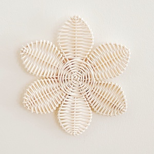 Bulk Quantity Natural Wicker Floral Sticker Decal <b>Wall</b> <b>Decor</b> and Stickers Rattan <b>Wall</b>-mounted Flower for Kids Room - Product Image 5