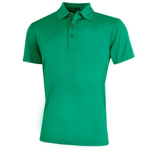 Chemise décontractée pour homme à manches courtes blanche avec logo sur le devant, séchage rapide, tricotée, coupe classique - Product Image 6