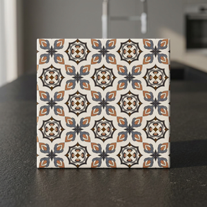 กระเบื้องเซรามิกสีขัดดอกไม้ขนาด300x300มม. สไตล์โมร็อกโก - Product Image 3