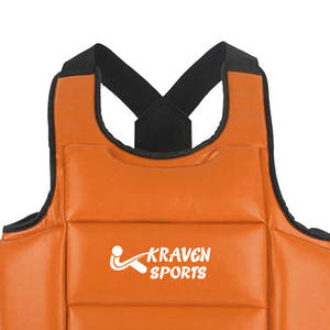 Créez votre propre logo – Matériel 100 % cuir – Prix raisonnable – Protection corporelle pour entraînement de boxe – En vente - Product Image 6
