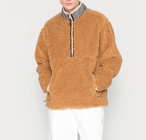 Veste en polaire sherpa tissée 300 g/m², écologique, sur mesure, pour femmes et hommes, thermique, contrastée, streetwear, bomber - Product Image 1