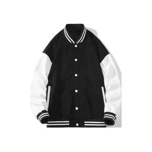 Polyester/Cotton Thin <b>Winter</b> Body Leather Sleeves Letterman Varsity <b>Jacket</b> Vintage Baseball College for Men - Product Image 6